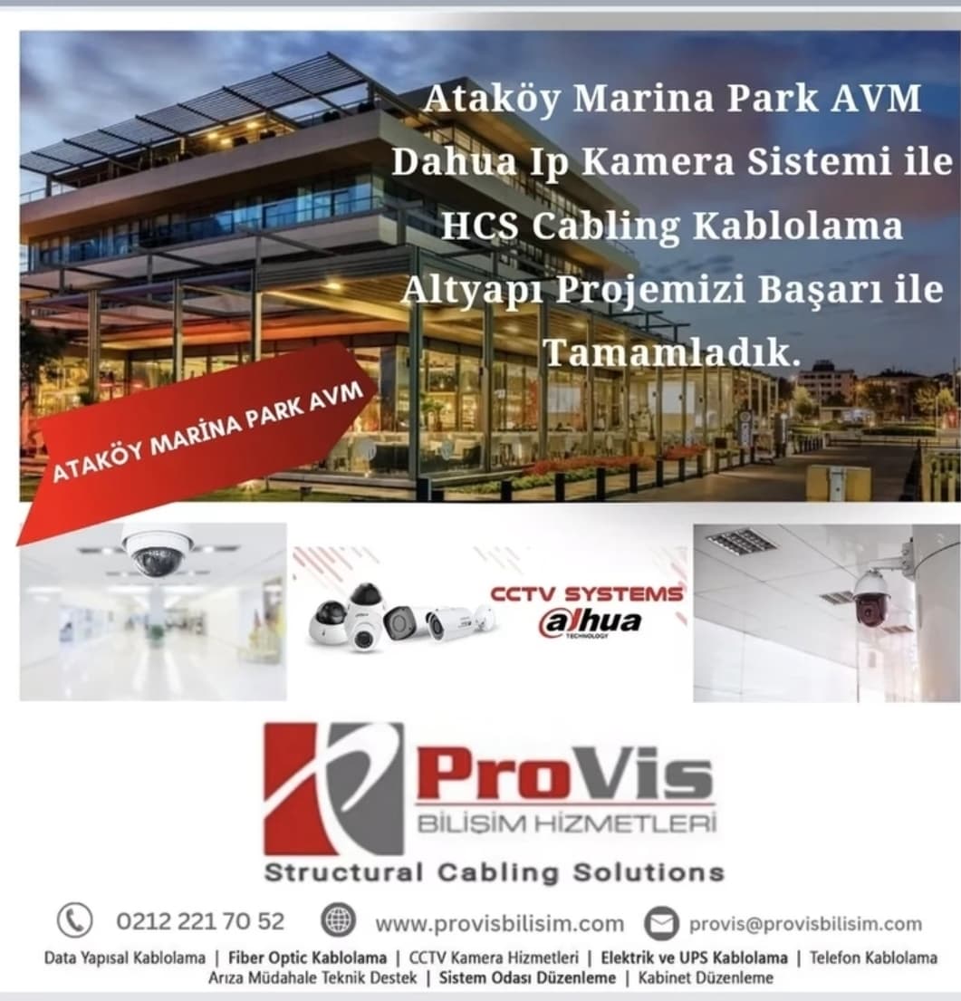 Ataköy Marina Park AVM Provis Bilişim referans projesi