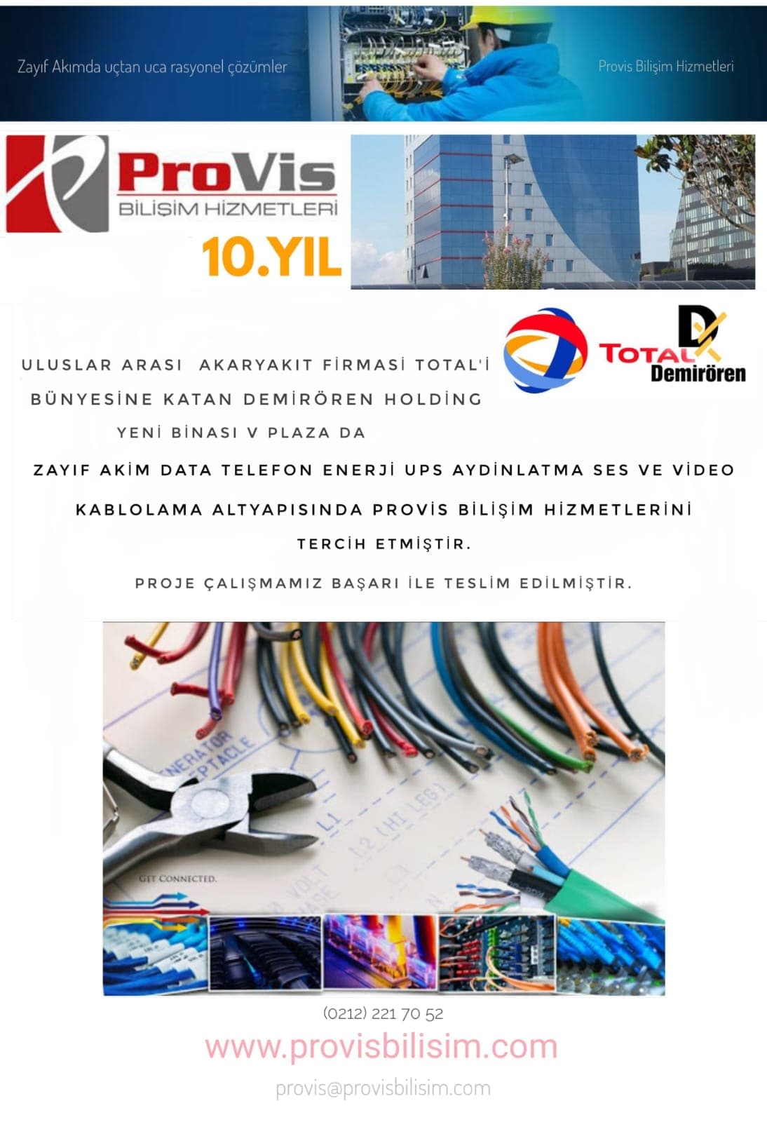 Total / Demirören Provis Bilişim referans projesi