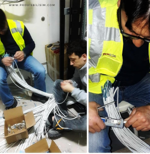 Cat6A Keystone jack terminasyonu