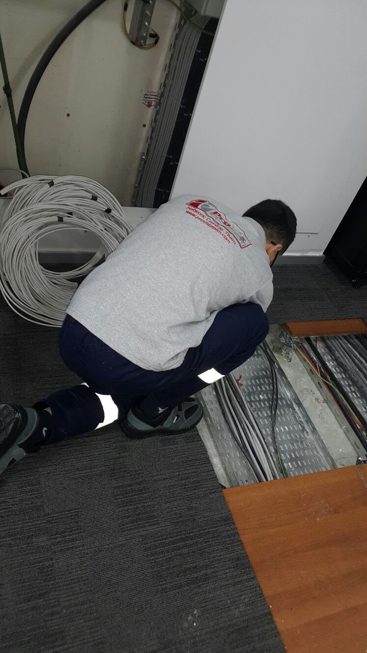 ofis plaza network yapisal kablolama altyapi kurulum