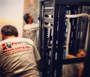 Provis saha ekibi sistem odası ve network altyapısı çalışması